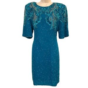 Vintage Sequins Evening Dress